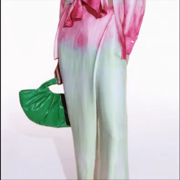 New w/tag size Large Zara Tie Dye Wrap waist Pants Sz. Large - Picture 4 of 5